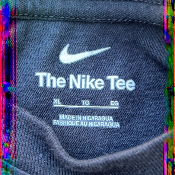 Nike Men's 'Just  Do It' Black Graphic Tshirt Size XL NWT - Picture 4 of 5